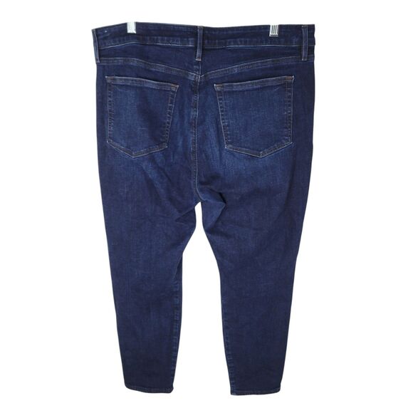 LOFT Womens Size 14 Blue Solid Curvy Skinny Jeans - Picture 5 of 11